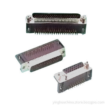 D-sub connector, PCB right angle, high density male/female 15/26/44/62/78pins add/fix screws 0562New